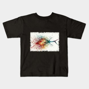 Abstract Human nerve cell Kids T-Shirt
